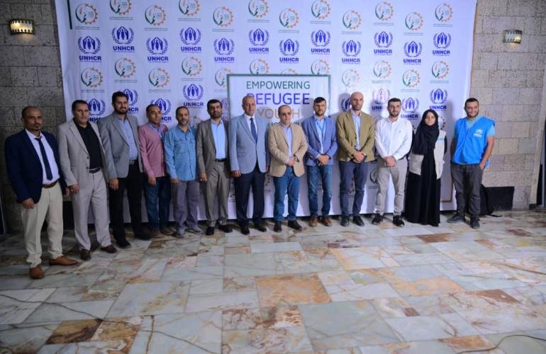 مؤسسة نماء تحتفي بتخريج 250 لاجئا ولاجئة من خريجي البرامج التدريبية للعام 2024 .